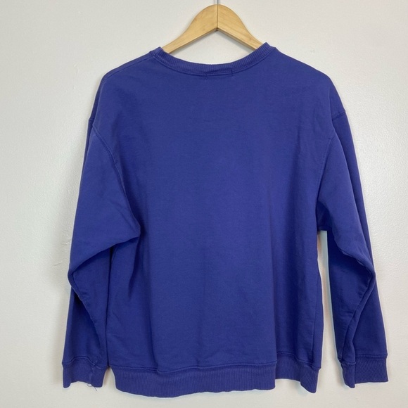 Dr.Seuss VINTAGE 1994 Licensed Cat in The Hat Sweatshirt Purple Graphic Medium - Picture 2 of 9